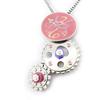 [H4418] - Designer Necklace 'Les Temps Modernes' Pink