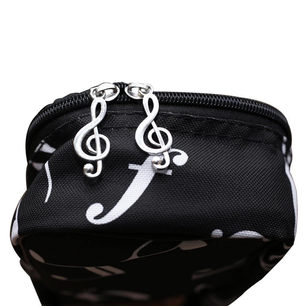 40 / 41 Inch Musical Note Folk Acoustic Guitar Case Double Straps Canvas Pad 10mm Cotton Thickening
