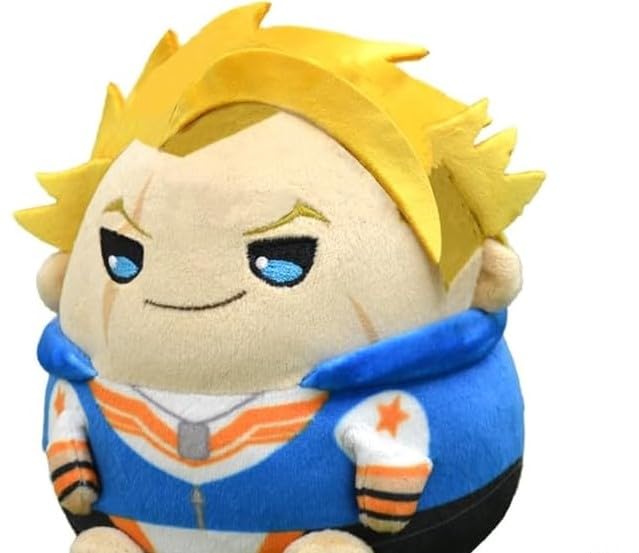Capcom Street Fighter 6 Fluffy Plush Toy Mini H120 x W120 x Made of Polyester and Iron Luke, Approx. D130mm,