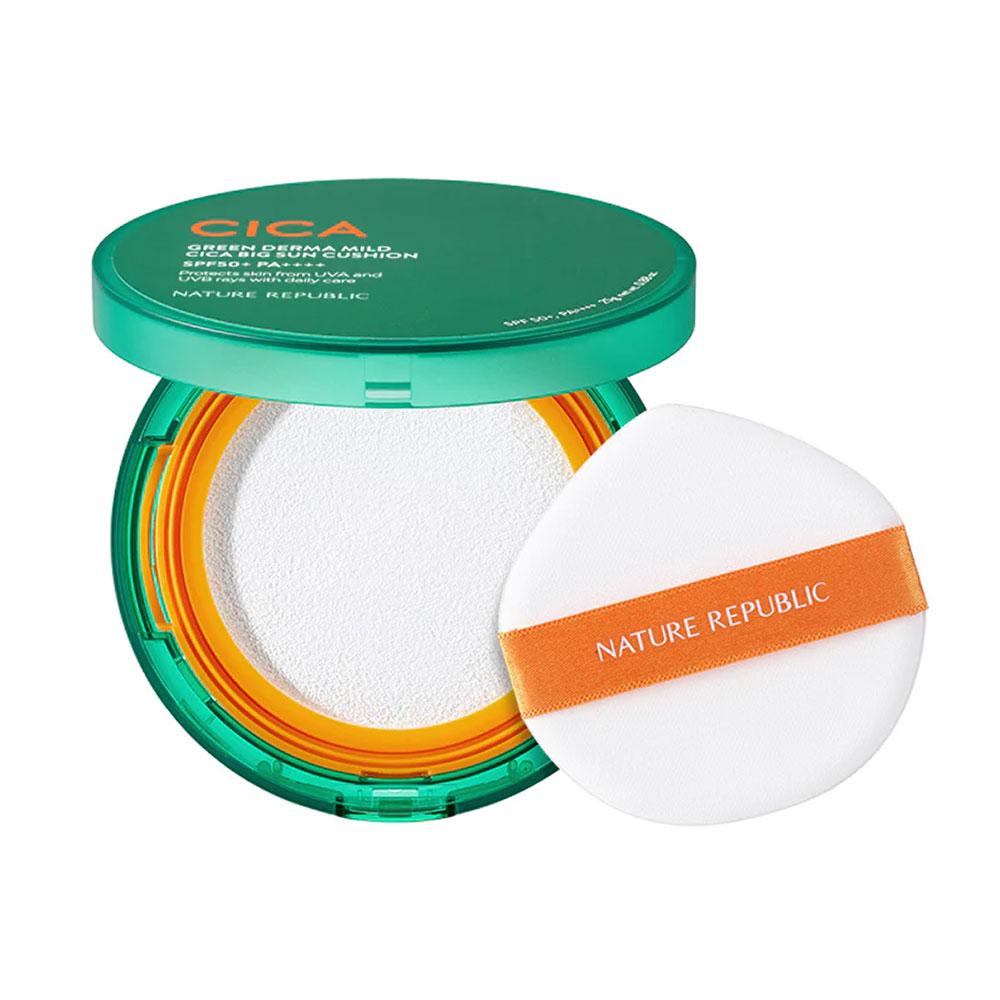 Nature Republic Green Derma Mild CICA Big Sun Cushion 25g (SPF50+)