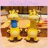 Adorable Stretchable Giraffe Keychain Cute Cartoon Car Accessory Gift For Women