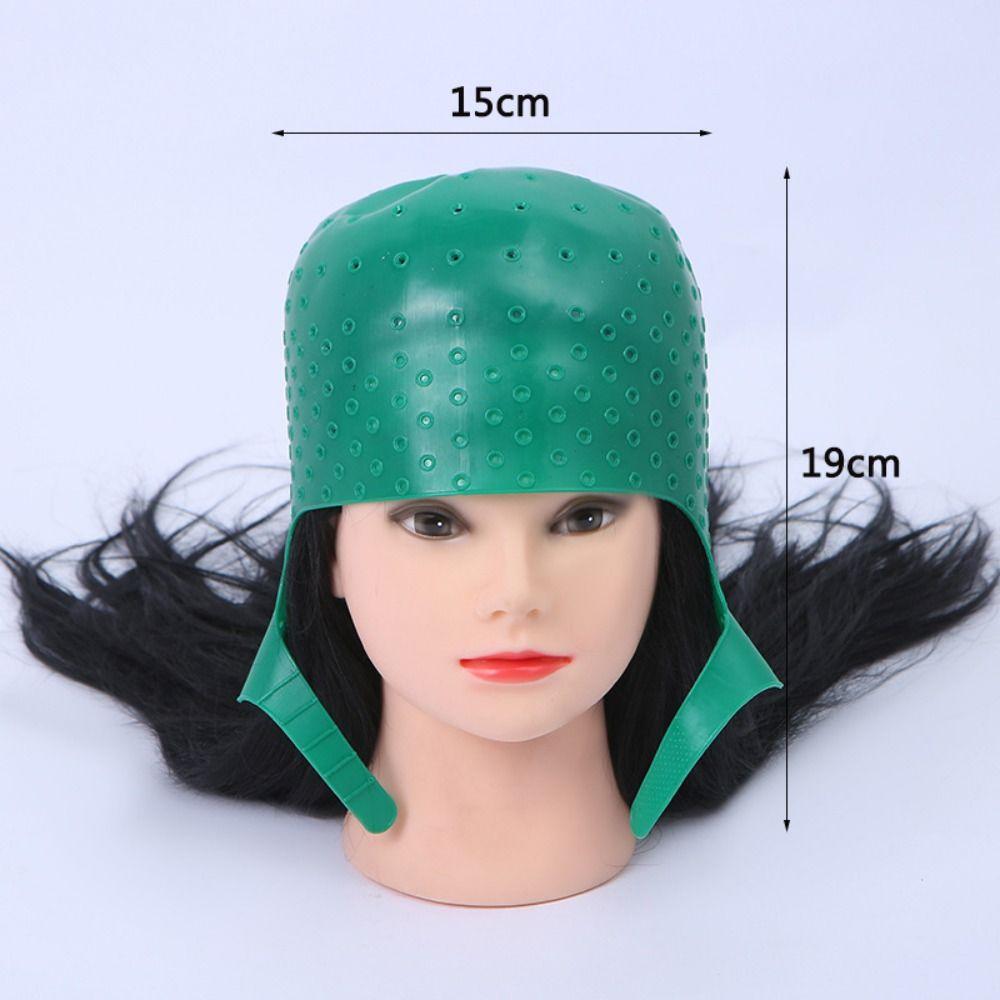 Salon Professional Silicone Cap Highlighting Dye Cap Hook Hair Styling Tools Hair Coloring Hat