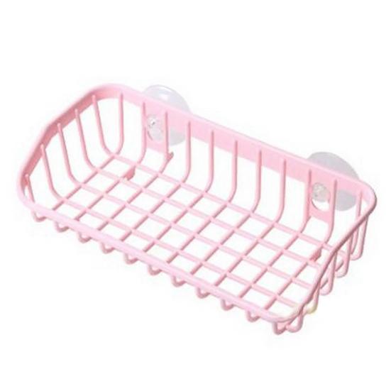 Storage Holder Double Suction Cup Strong Suction 5 Colors Kitchen Sponge Holder for Living Room