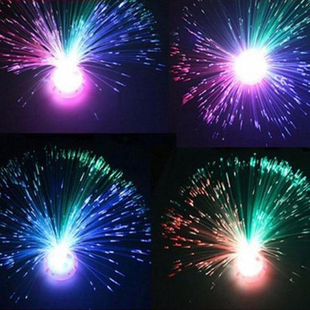 New Gift Holiday Decoration Star LED Light Multi Color Changing Fiber Optic Lamp Starry
