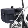 Double Bicycle Bag - VIDAXL - Black - 35 L - 600D Polyester - Reflective Stripes