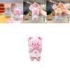 Soft And Cozy Cream Bear Face Plush Keychain Cute Accessory For Bags And Keys