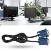 VGA Cable Practical Plug Play 1.5m Wide Application Computer Monitor VGA Male To