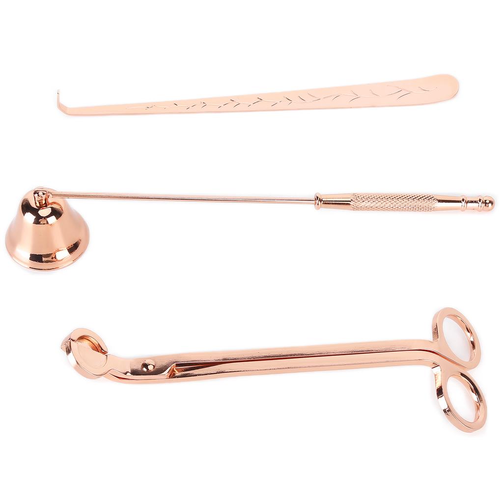 Набор из 3 предметов для свечей, триммер для фитиля, резак, гаситель, ковш для фитиля, подарок