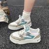 Мода 2025 Новая мода Сочетание цветов Повседневная обувь Спортивная вулканизированная обувь Модные кроссовки на толстой подошве с низким верхом