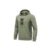 Li Ning Training Series Logo Graphic Pullover Hoodie Men Hoodies Green AWDR105-4