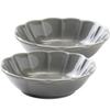 Minoru Pottery Mino Ware "Itsuka" 130 Bowls, Gray, Set of 2
