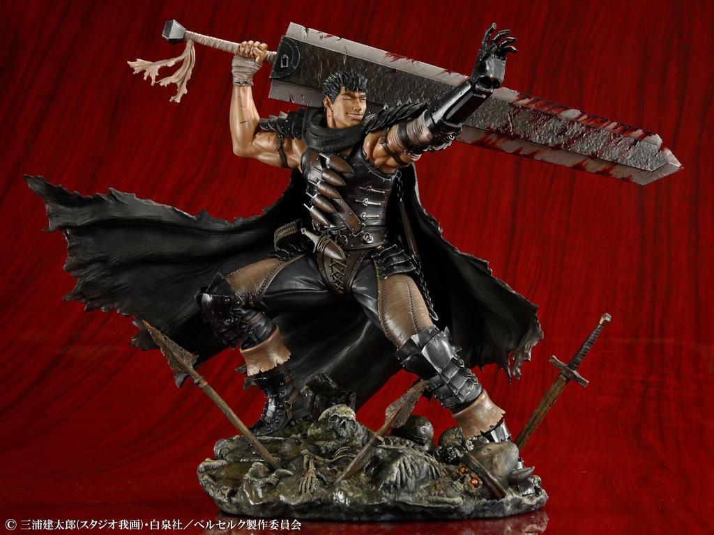 TV Anime Guts Black Swordsman 265mm PVC ABS Painted Finished Figure "Berserk" Ver. Approx. &