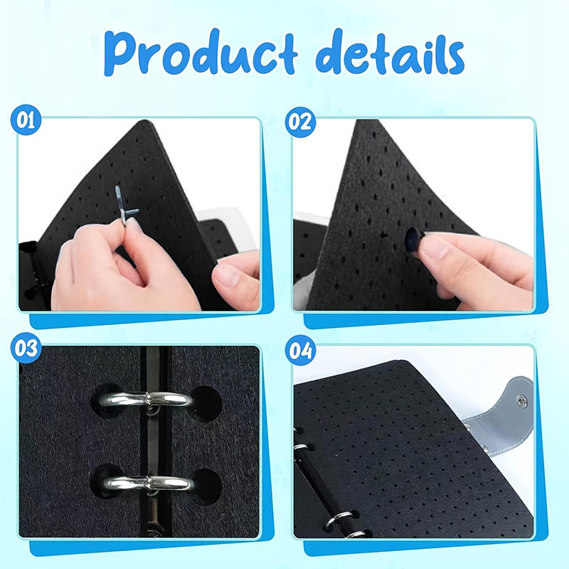 Portable Brooch Storage Book Pin Dust-proof Display Book Tray Metal Badge Collection Medal Organize Booklet