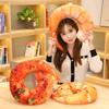 Creative Big Shrimp Throw Pillow Plush Toy Fried Shrimp Doll Girl Bed Sleeping Rag Doll Birthday Gift