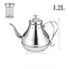 1,2/1,8 л Нержавеющая сталь Кофейник Элегантный Гибкий Носок Чайник С Фильтром Индукционная Плита Чайник Домашний Ресторан Чайник