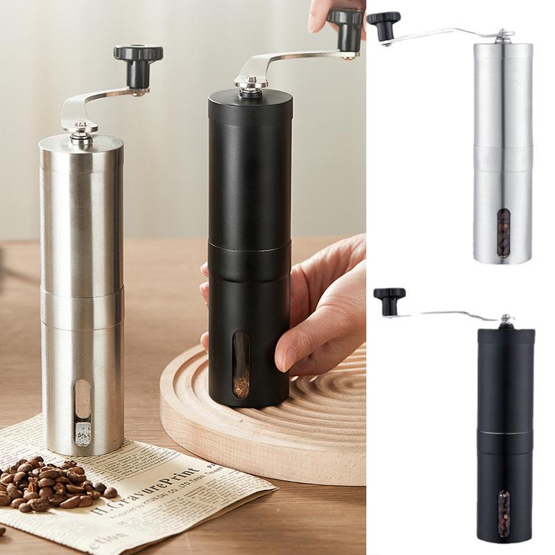 Мини-бытовая ручная кофеварка, кофемашина из нержавеющей стали, шлифовальная машина