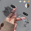 Photochromic Glasses Women Men Anti Blue Light Discoloration Sunglasses Computer Gray Lens Goggles
