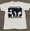 PUBLIC IMAGE LTD Металлическая коробка Сейчас Футболка Полный размер S-5XL Унисекс Футболка