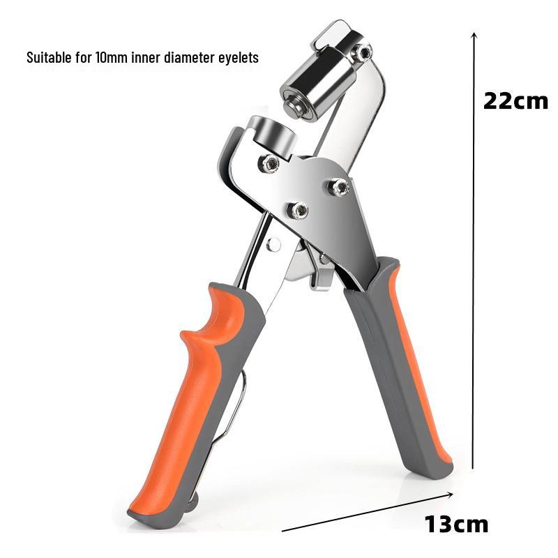 Handmade Eyelet & Snap Pliers - 5, 6, 10, 12mm Options for Flared Eyelets/Five-Prong Snaps