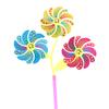 Colorful Windmill Cartoon Pinwheel Wind Spinner Home Garden Yard Decor Kid Toy