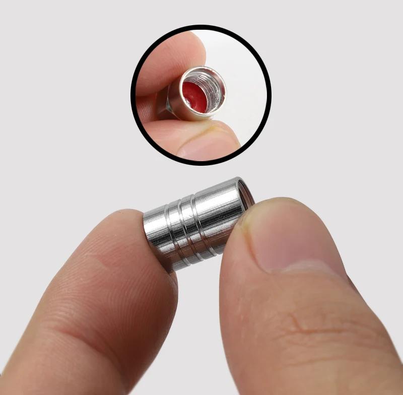 For Jeep 4Pcs Metal Car Wheel Tire Valves Caps Waterproof Dustproof Cover For Jeep Grand Cherokee Wrangler JK Gladiator Compa