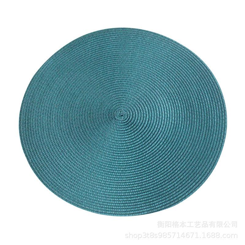PP placemat, thermal insulation mat, leave-in coaster, dining table mat, decorative mat, hot-selling, multi-color optional, modern simplicity
