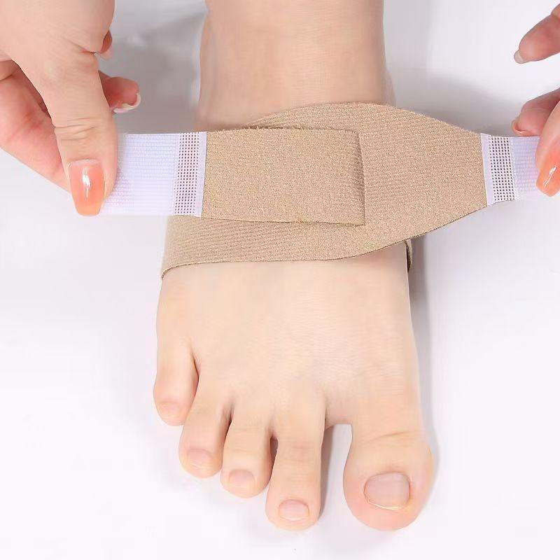 Adjustable Flat Foot Arch Support Brace with Elastic Straps for Foot Pain Relief and Posture Correction Suitable for Daily Use and Sports