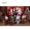 1PC 30cm Standing Santa Christmas Decorations Gift Figure