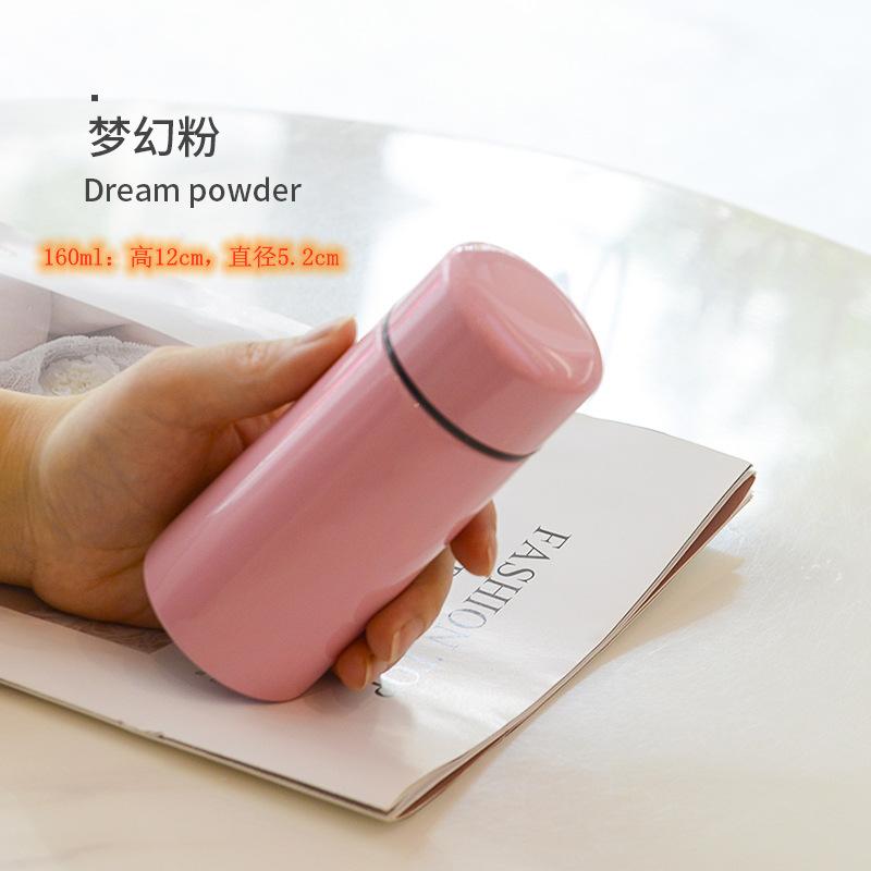 Мини-бутылка для воды 160 мл Микро вакуумная изоляция Металлическая бутылка-термос Герметичная и непроливающаяся Подходит для напитков, кофе, чая