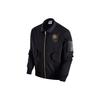 NBA Collaboration Embroidered Letter Pattern Zip-Up Long Sleeve Jacket Men Jackets Black FD8436-010