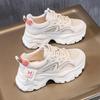 Platform Dad Shoes Women's Spring New Heightened Easy Wear Shoes Mesh Breathable Sports All-Matching Spring and Summer