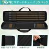 Billiard Cue Case Pool Cue Bag 5 Shafts and 4 Bats 3 Way Portable Billiard Cue with Pocket Pool Cue Stick Bag Billiard Cue Stick Bag [TORIBIO] 1/2