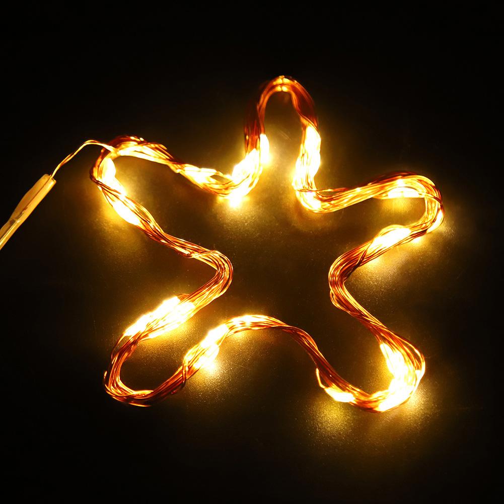 5m 50LED Fairy Lights Copper Wire String for Christmas Festival Indoor Decoration