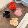 Конфетный цвет Цветок Заколка для волос Уксусная кислота Маленькая заколка-акула Персонализированная роза Заколка-краб для волос Девочка