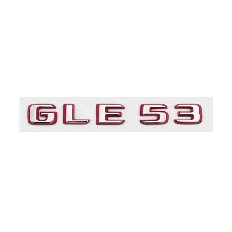 Подходит для Mercedes Benz задняя наклейка с буквами серебристо-красная версия C63S GT63S S63LGLE53 SL63S модификация W205 W206 C190 X290