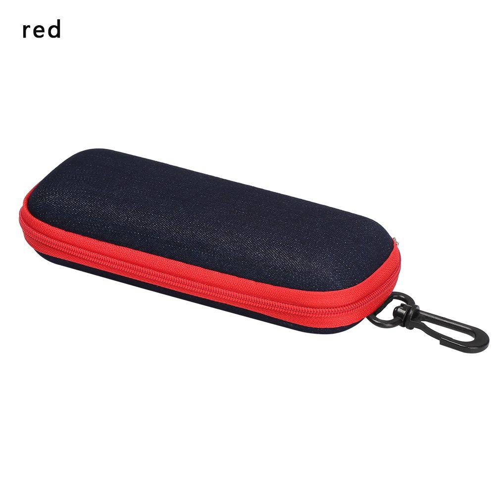 Sunglasses Box Denim Fabric Zipper Eyeglasses Case Eyewear Protector Spectacle Case Glasses Box