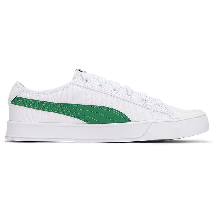 Puma Кроссовки унисекс Smash v2 Vulc CV White Amazon Green 365968-08