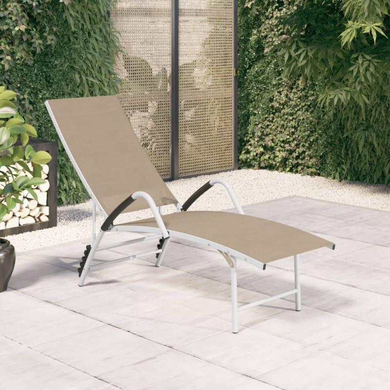 Day and Night - Day and Night Textilene and Cream Aluminum Lounger