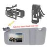 2Pcs Car Sun Visors With Snap Lock Fixed Iron Clips Fit For Toyota Crown Prado Rav4 Camry
