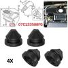 4Pcs Rubber Air Filter Housing Shell Grommet Engine Cover Buffer Bush 07C133588 07C133588P For A1 A3 Q3 For GOLF For PASSAT