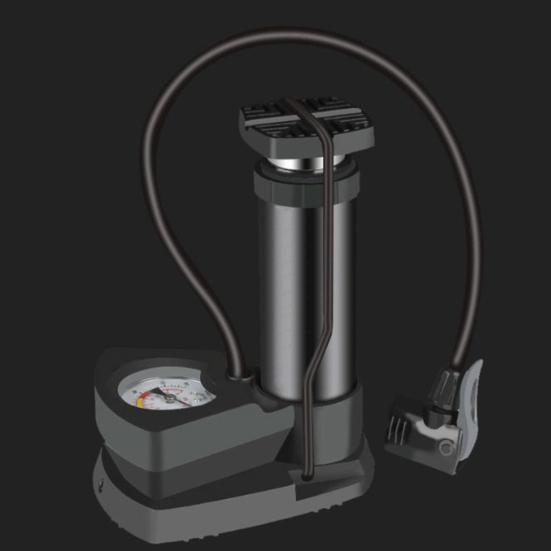 Мини-велосипедный напольный насос портативный 160PSI алюминиевый универсальный мини-велосипедный автомобильный ножной насос для шин автомобильные принадлежности
