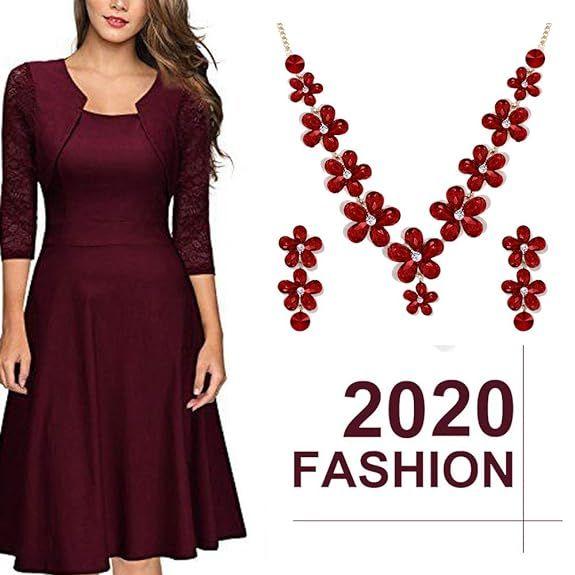 Комплекты украшений для женщин, ожерелье-чокер с кристаллами, комплект украшений с серьгами для девочек/женщин