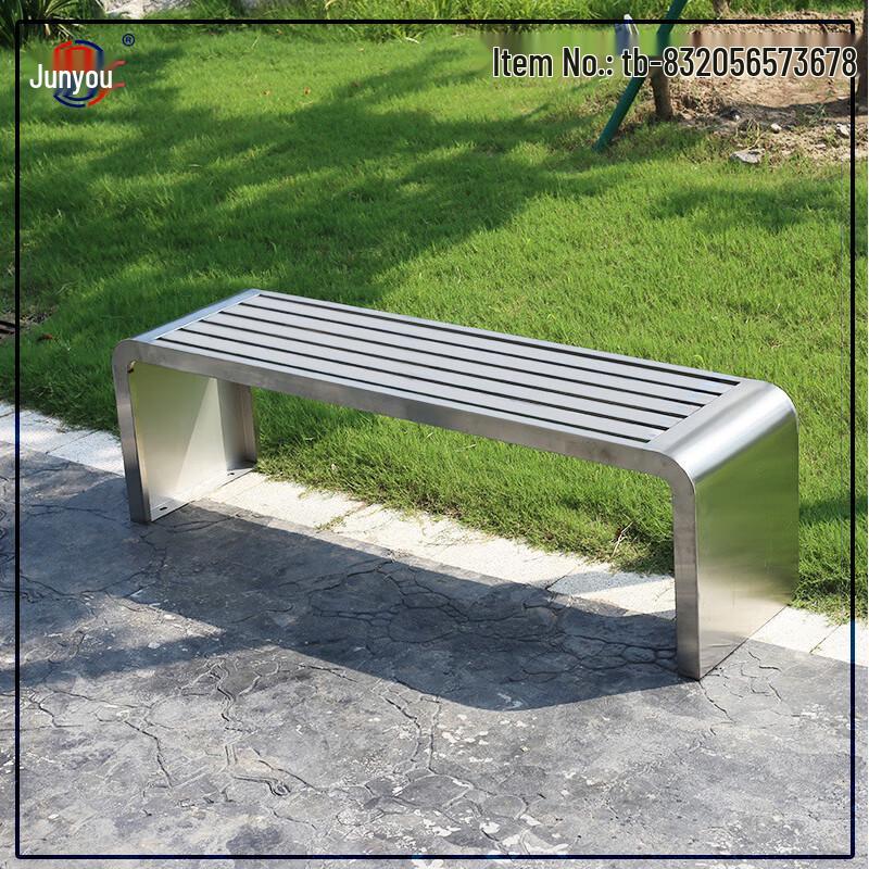 Stainless Steel Outdoor Park Bench