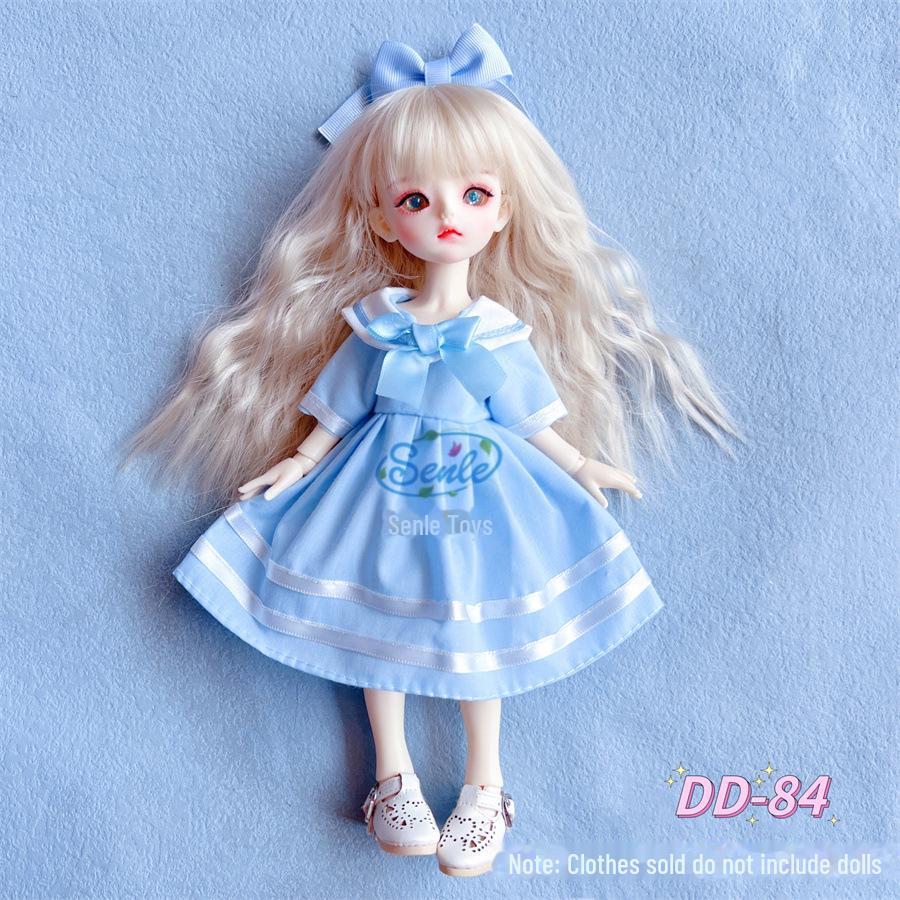 30 Cm 6-Point BJD Doll Dress Set - Lolita Style Clothes for Doll Dress-Up