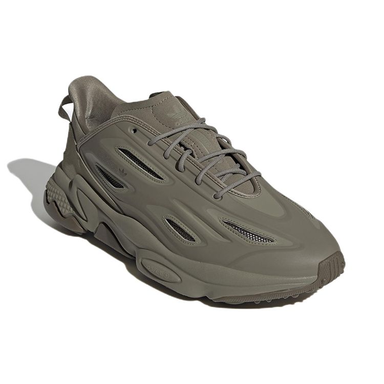 Adidas Оригинальные Ozweego Celox Амортизирующие Нескользящие Низкие Спортивные Повседневные Кроссовки Унисекс Темно-Коричневые GZ4870