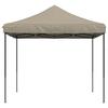 VidaXL Tente de réception pliable escamotable taupe 292x292x315 cm, tente, tente à auvent, auvent de gazebo, tente gazebo, 4004916