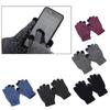 Kids Touches Screen Gloves Soft & Breathable Winter Warm Mittens Solid Knit Gloves for Outdoor Activities School Travel