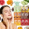 12 Sheet Masks Gift Set – 6 Varieties: Honey, Turmeric, Coconut, Coffee, Cucumber & Rose, Nourish, Brighten, Hydrate, Glow | For All Skin Types