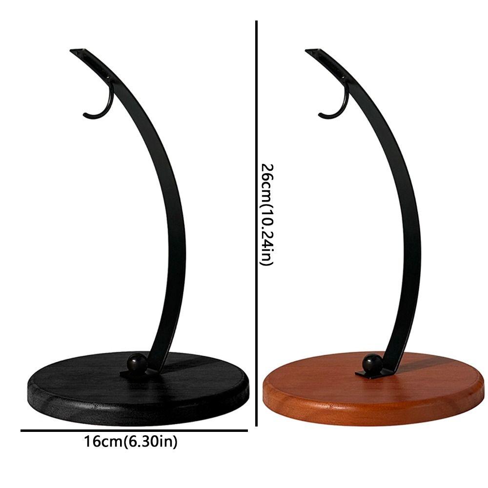 Stable Stand Banana Hanger Rack With Wood Base Fruit Storage Holder Creative Fruit Hanger Kitchen