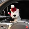 Plush Puppy Clutch Decoration Car Wiper Turn Signal Dog Wiper Interior Switch Decoration Auto Cute Doll Car O8T7
